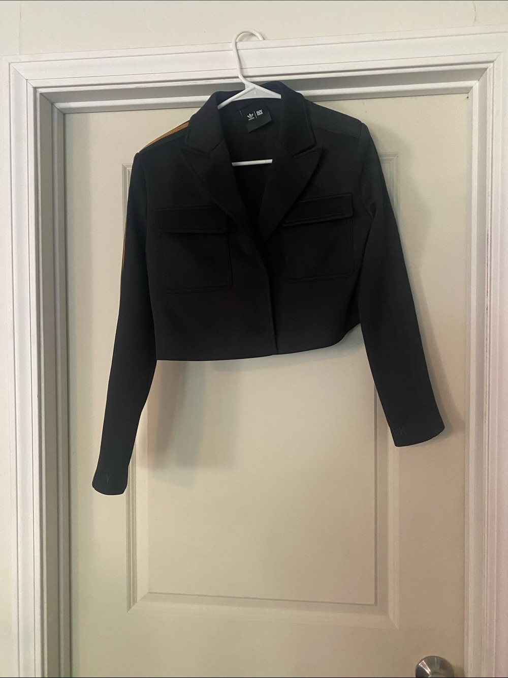 Adidas Ivy Park Black Cropped Women's Jacket size XS